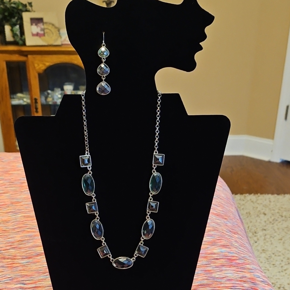Trifari Elegant Silver Jewelry Set